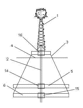 Swing aeroelastic model and shock-test wind tunnel test method thereby