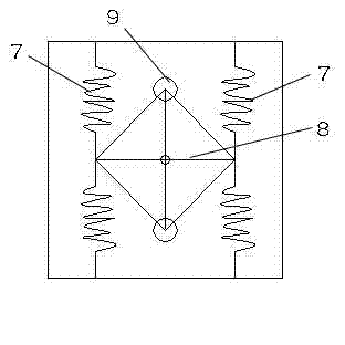 Swing aeroelastic model and shock-test wind tunnel test method thereby