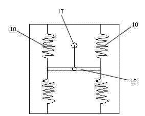 Swing aeroelastic model and shock-test wind tunnel test method thereby