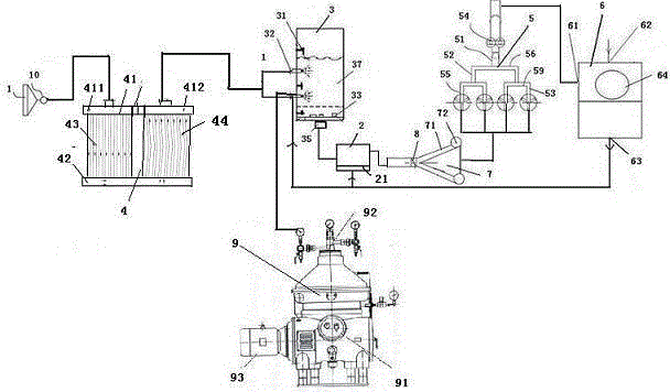 Pig hemoglobin powder preparation apparatus with air preheating function