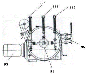 Pig hemoglobin powder preparation apparatus with air preheating function