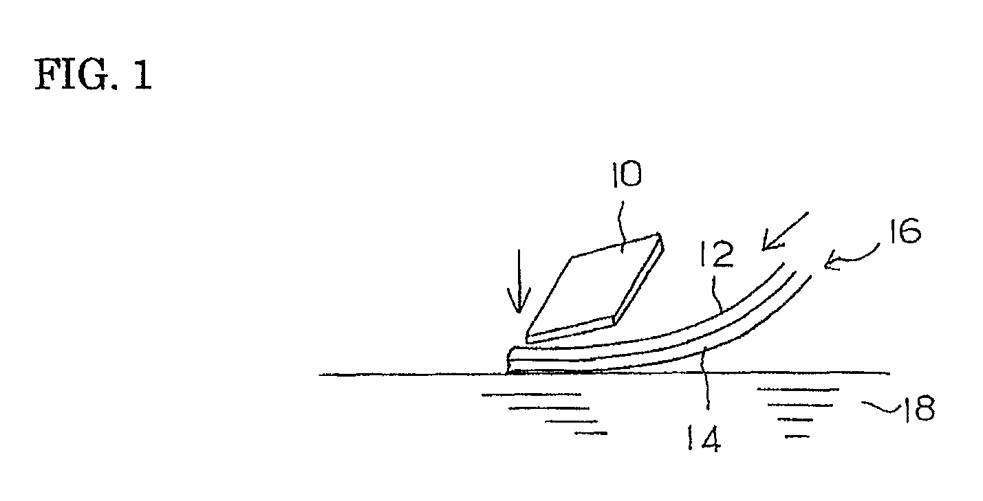 Water pressure transfer article