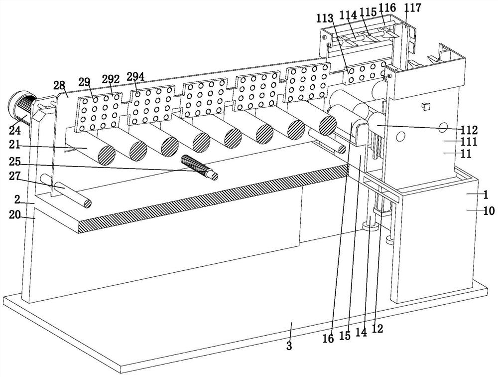 Goods stacking system for logistics transfer center