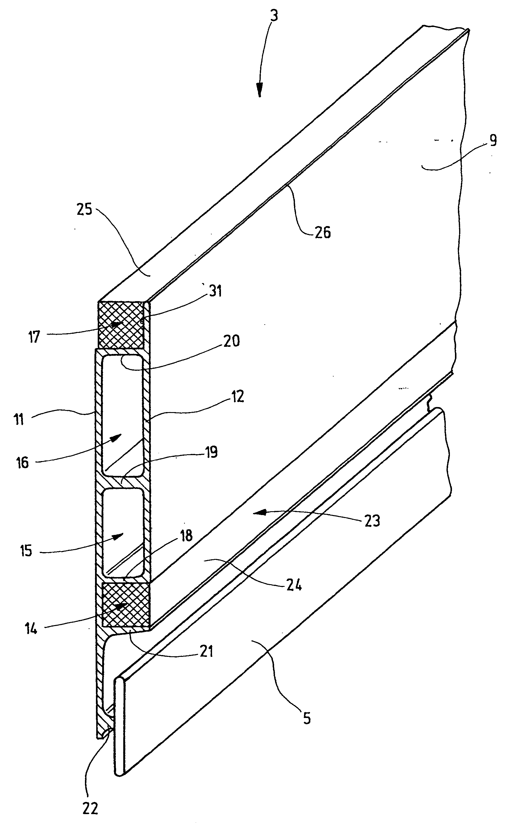 Heald shaft of composite construction