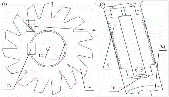 Inner-cooling type hobbing cutter