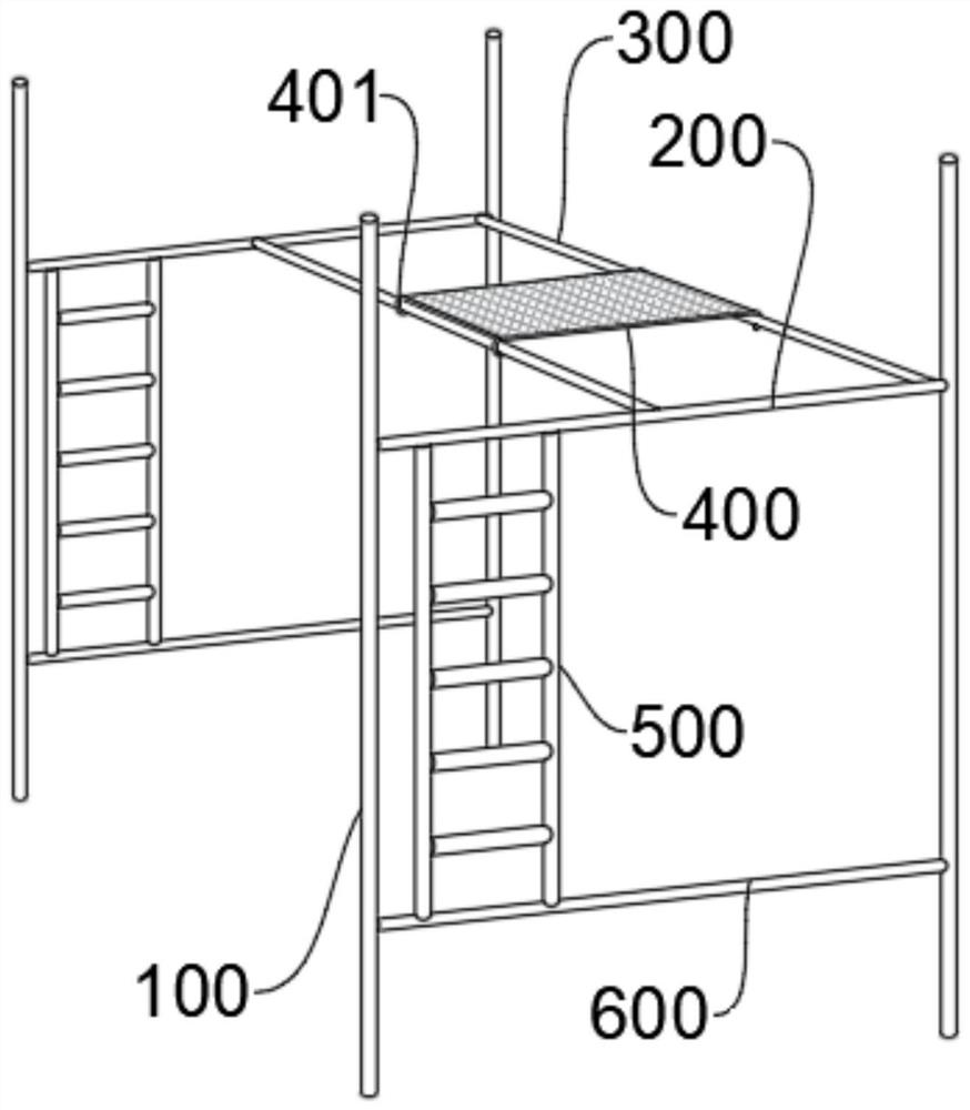 Fabricated scaffold