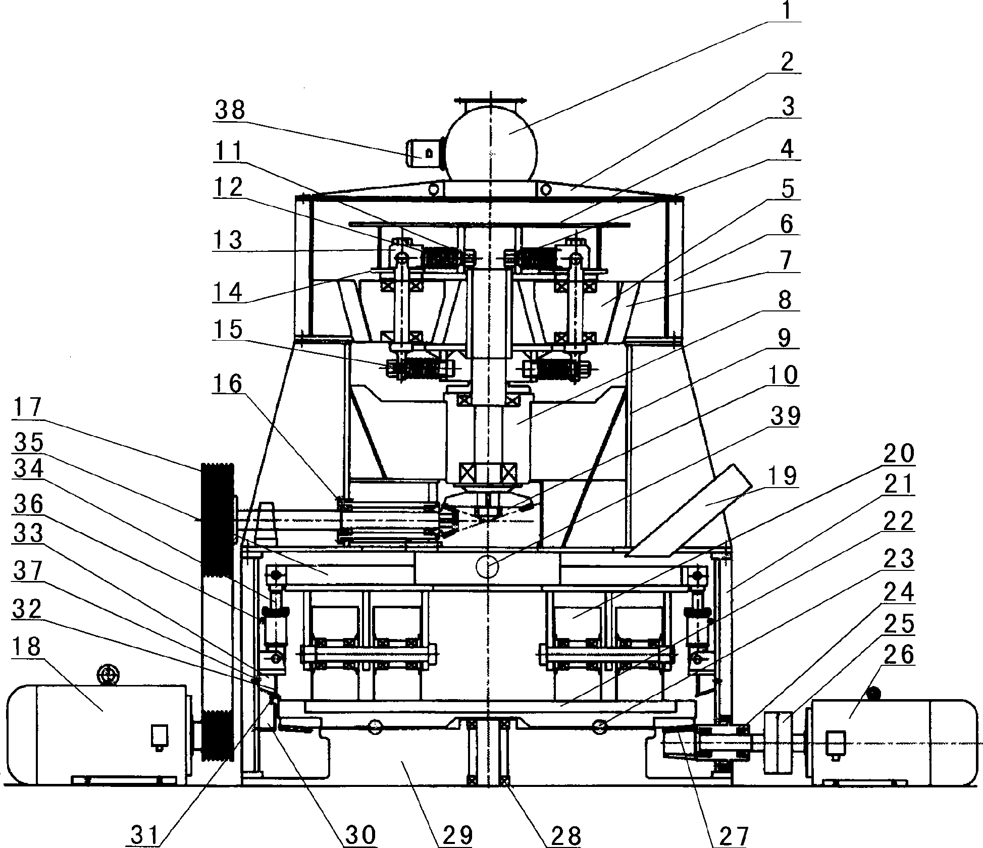 End milling equipment instead of ball mill