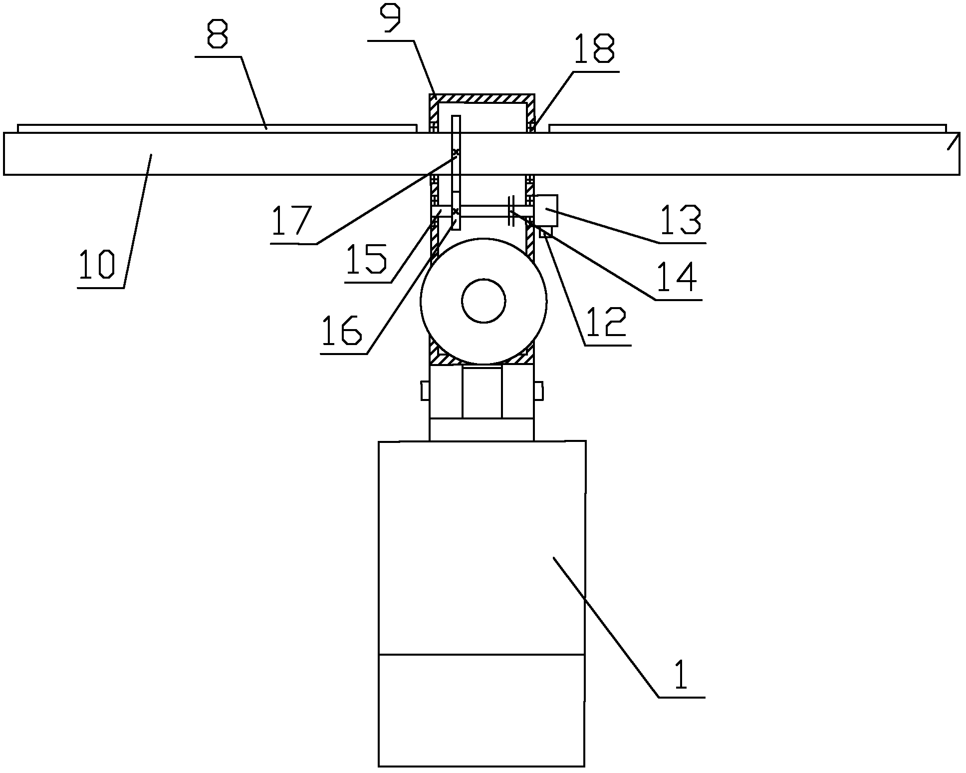 Two-dimensional sunlight automatically tracking device