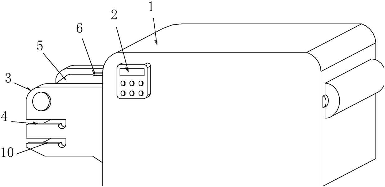 Lateral suction and pulling type fabric automatic ironing equipment