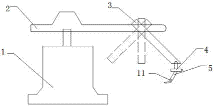 A special robot automatic welding device for steel grating and its working method