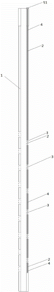 Drainage tube easy to fix