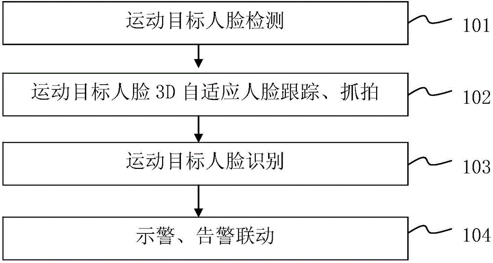 Video surveillance system and method for face tracking and capturing