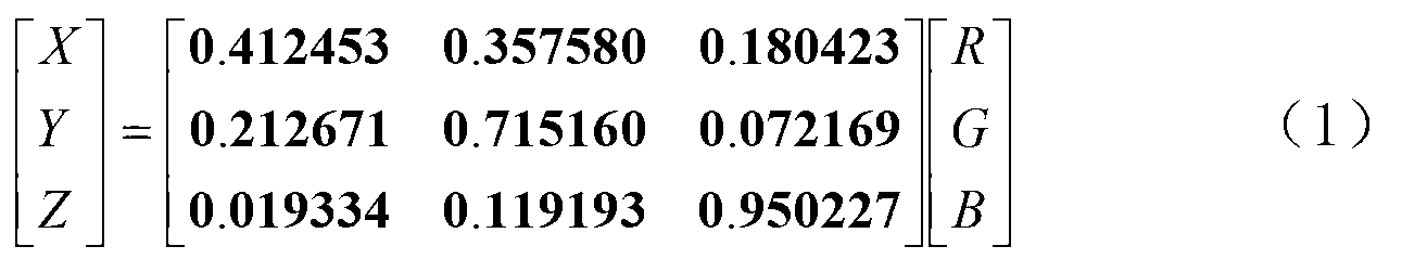 Detecting and positioning method of cotton foreign fibers