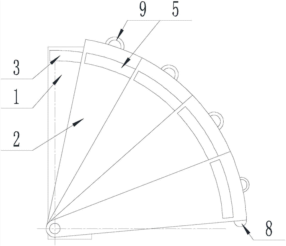 Useless object treatment method applied to construction site