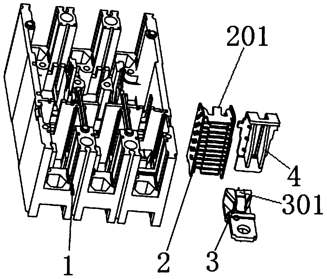 Arc extinguishing device for molded case circuit breaker and molded case circuit breaker containing the same