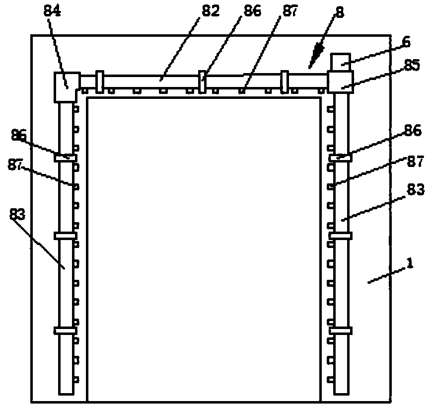 Flexible high-pressure water mist safety system for rail transit