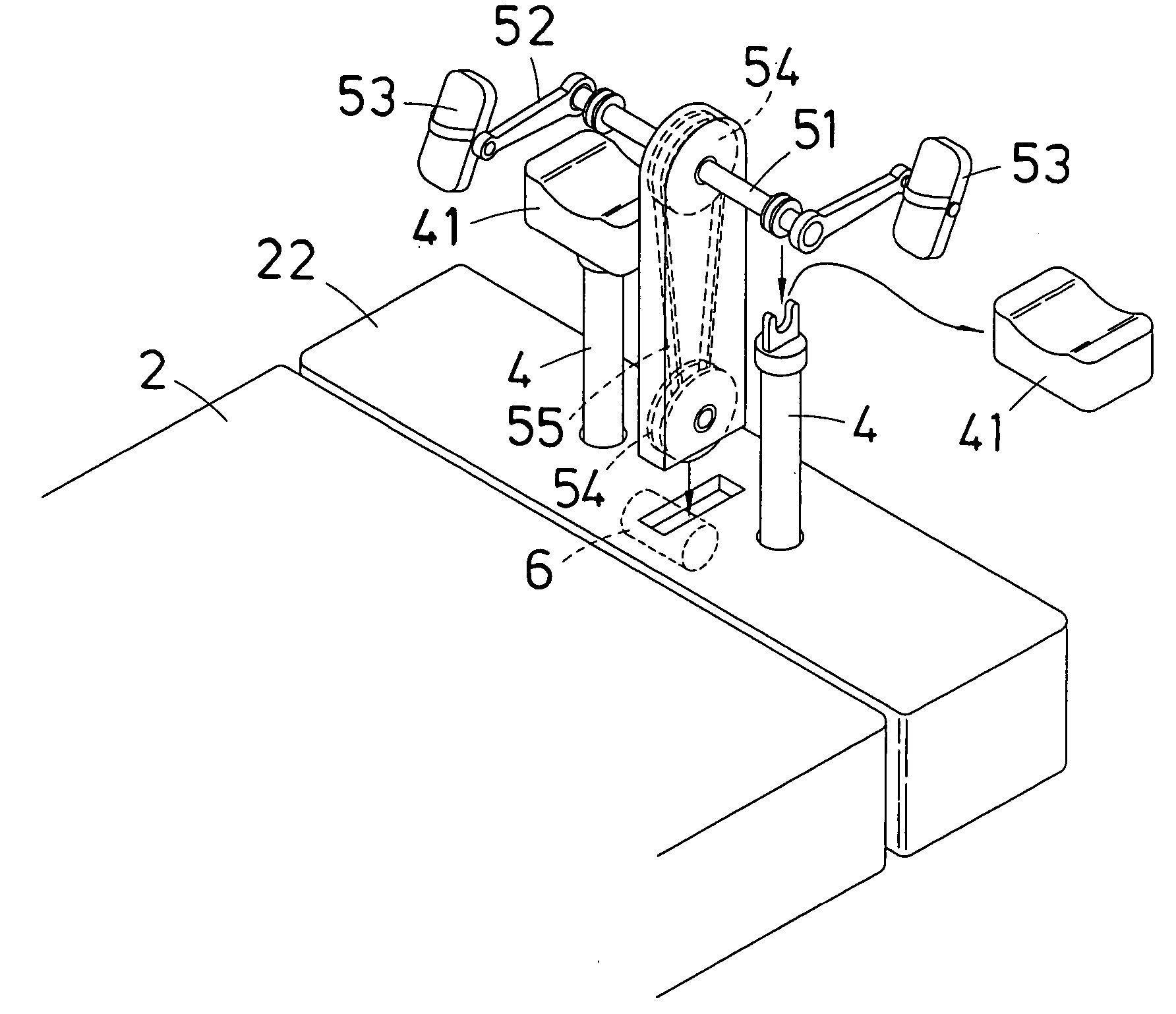 Bed-shaped exerciser