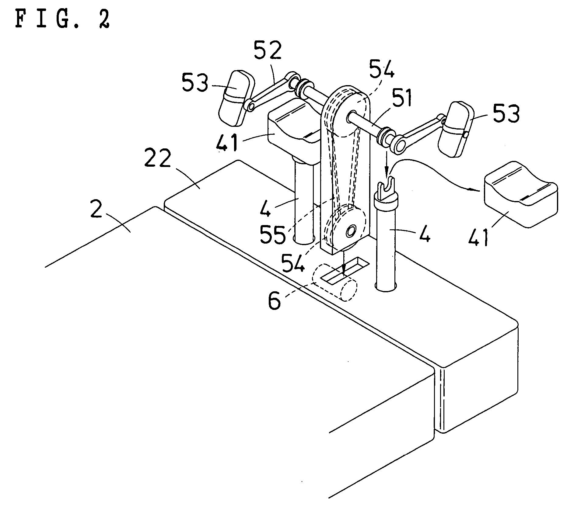 Bed-shaped exerciser