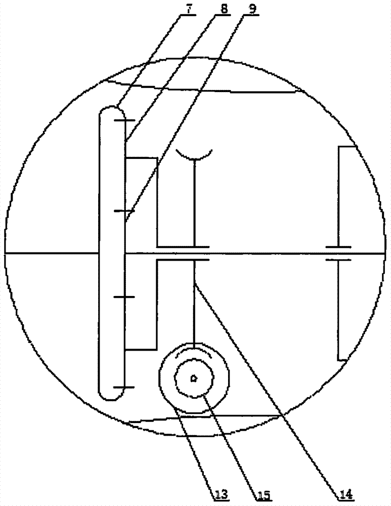 Oil-driven planetary-gear-train differential-speed-type multi-rotor agricultural spraying aircraft