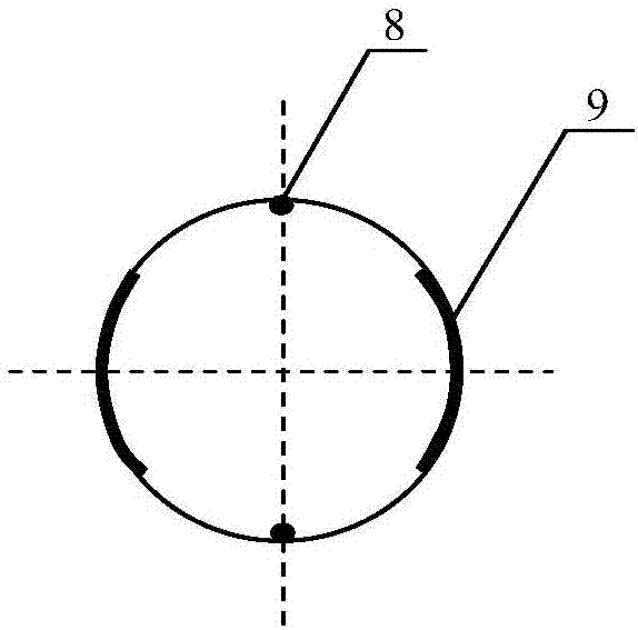 Puncture needle structure with adjustable magnetostriction direction