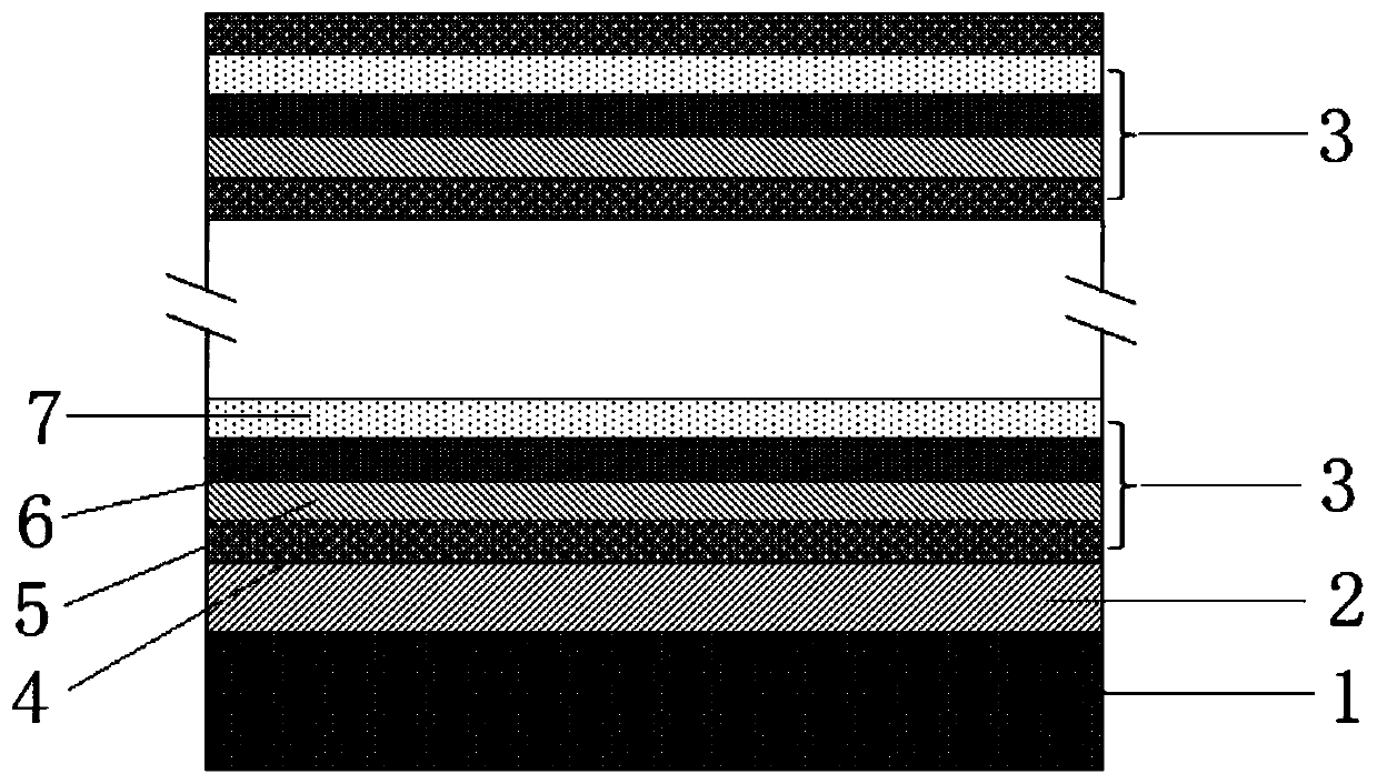 DLC/CNx/MeN/CNx nano-multilayer film and preparation method thereof