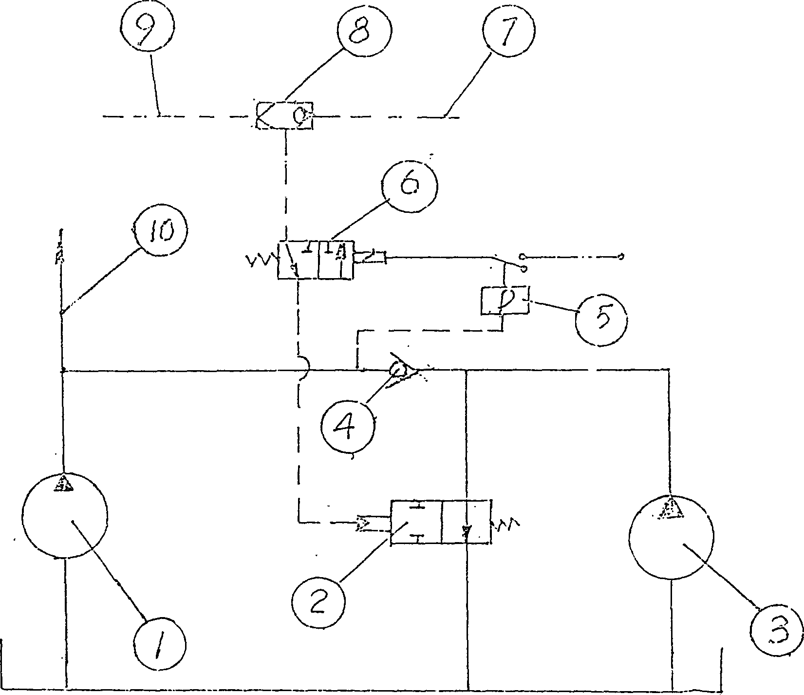 Current associating and unloading control method for multiple-pump hydraulic system