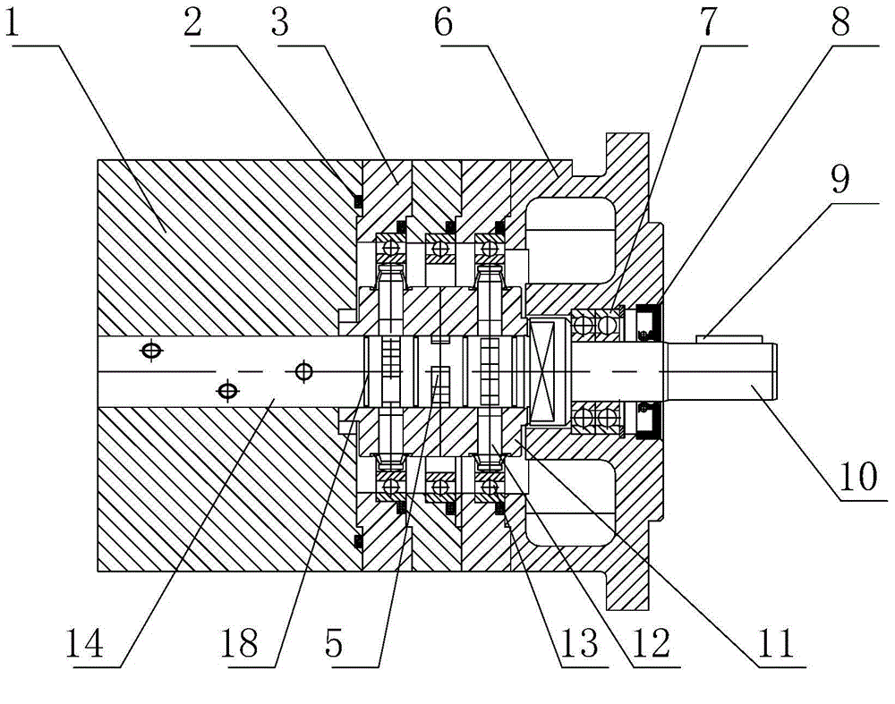 Multiplex radial plunger pump