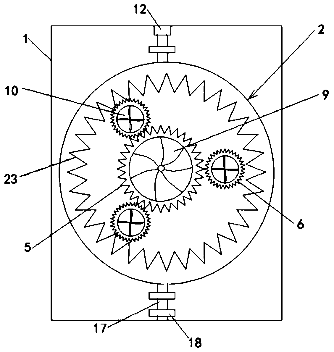 Communication electronic internal element protection device with auxiliary heat dissipation structure