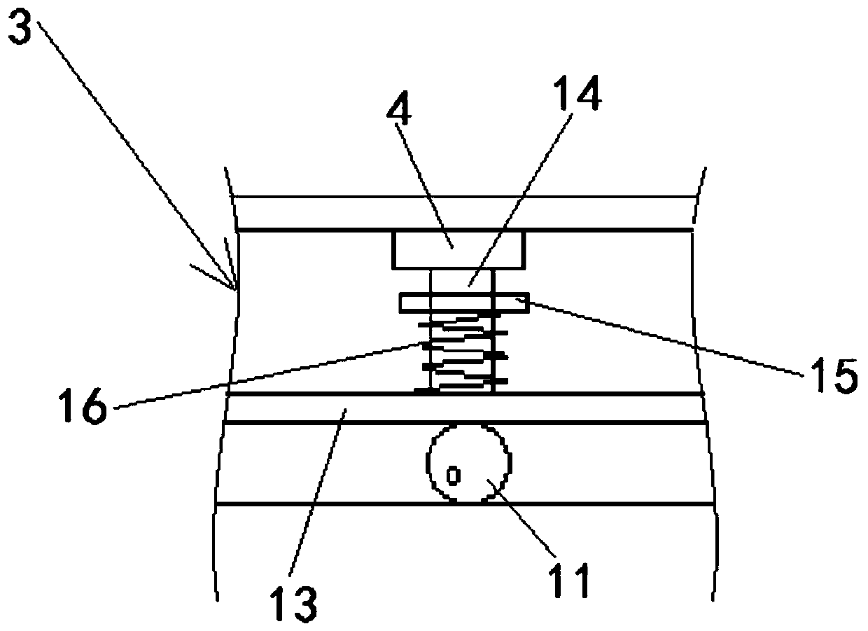 Communication electronic internal element protection device with auxiliary heat dissipation structure