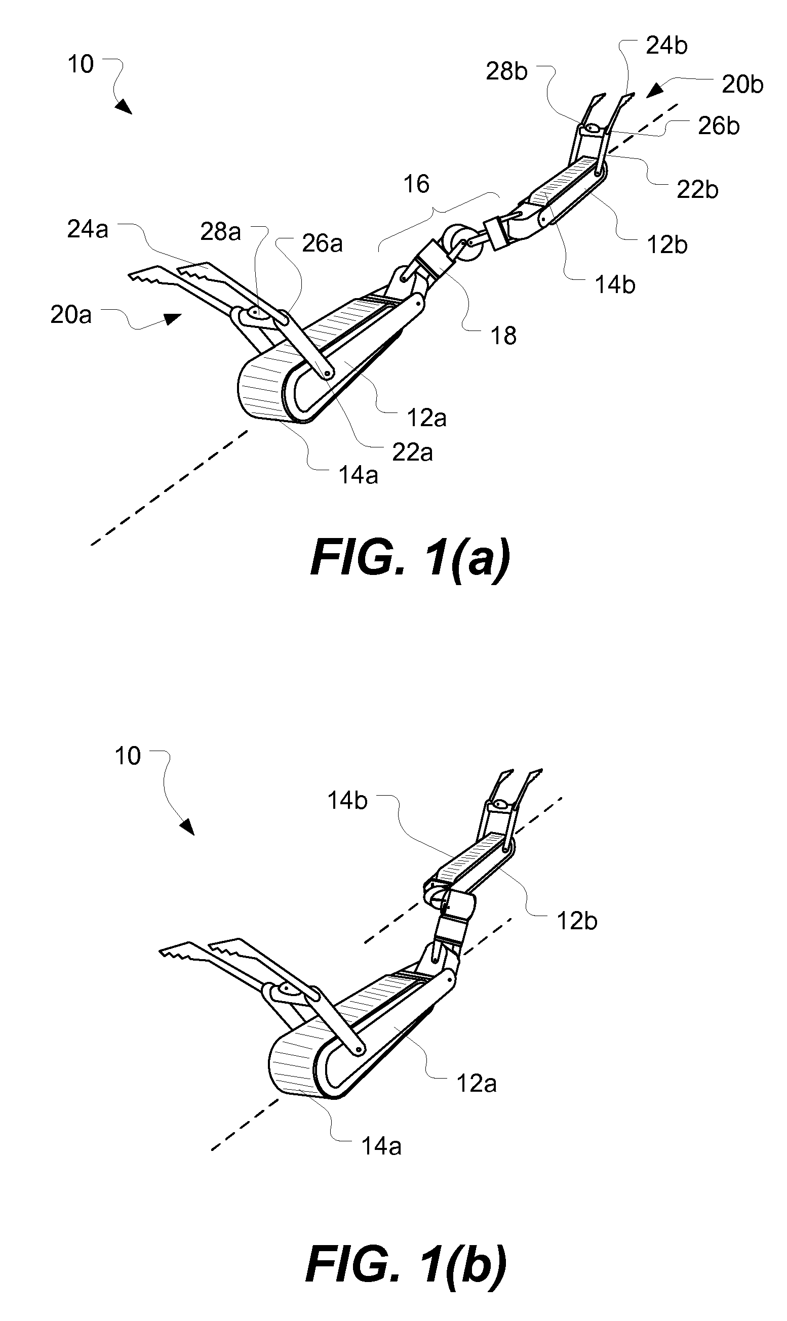 Variable primitive mapping for a robotic crawler