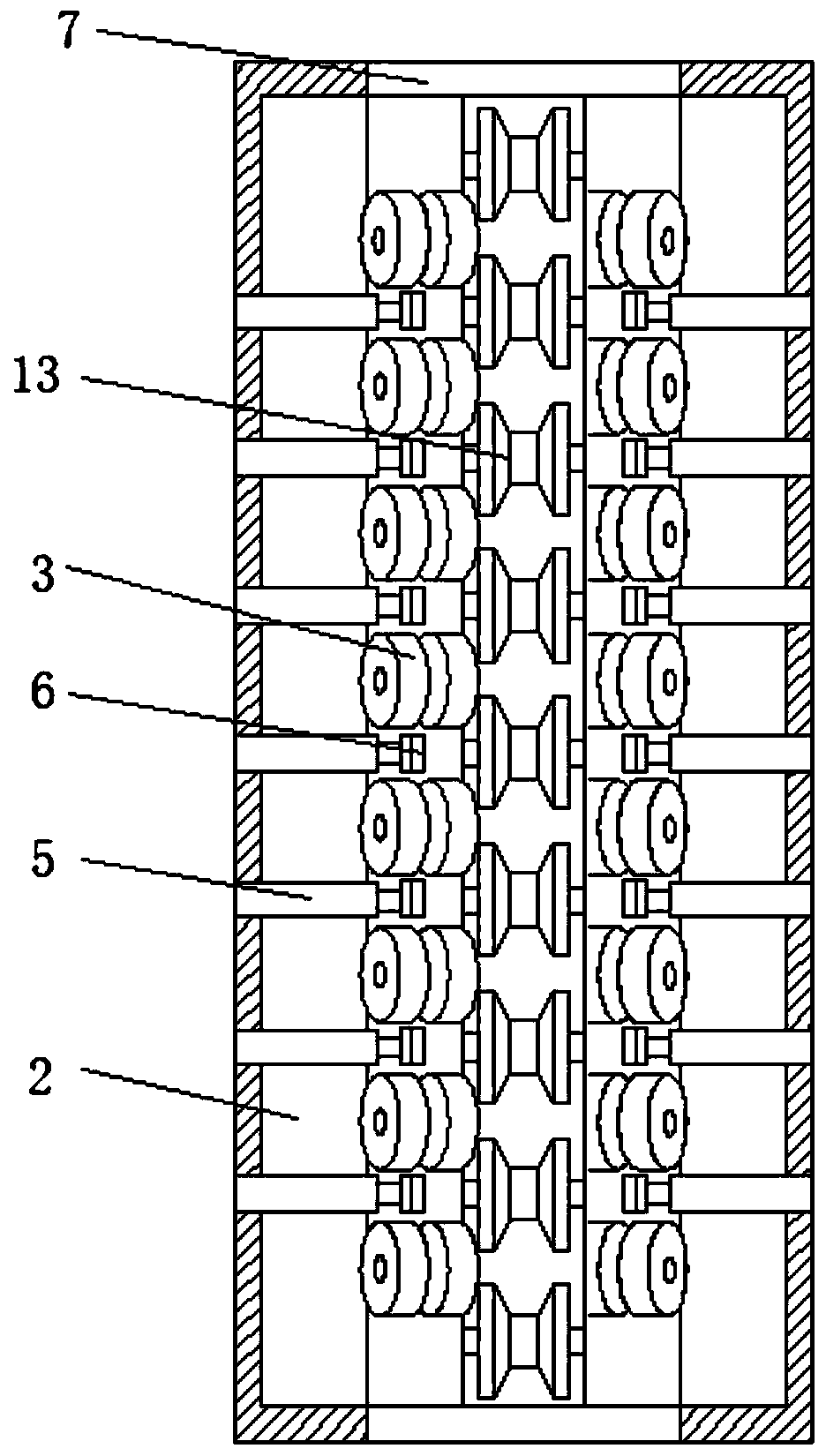 Drying device for machine part production