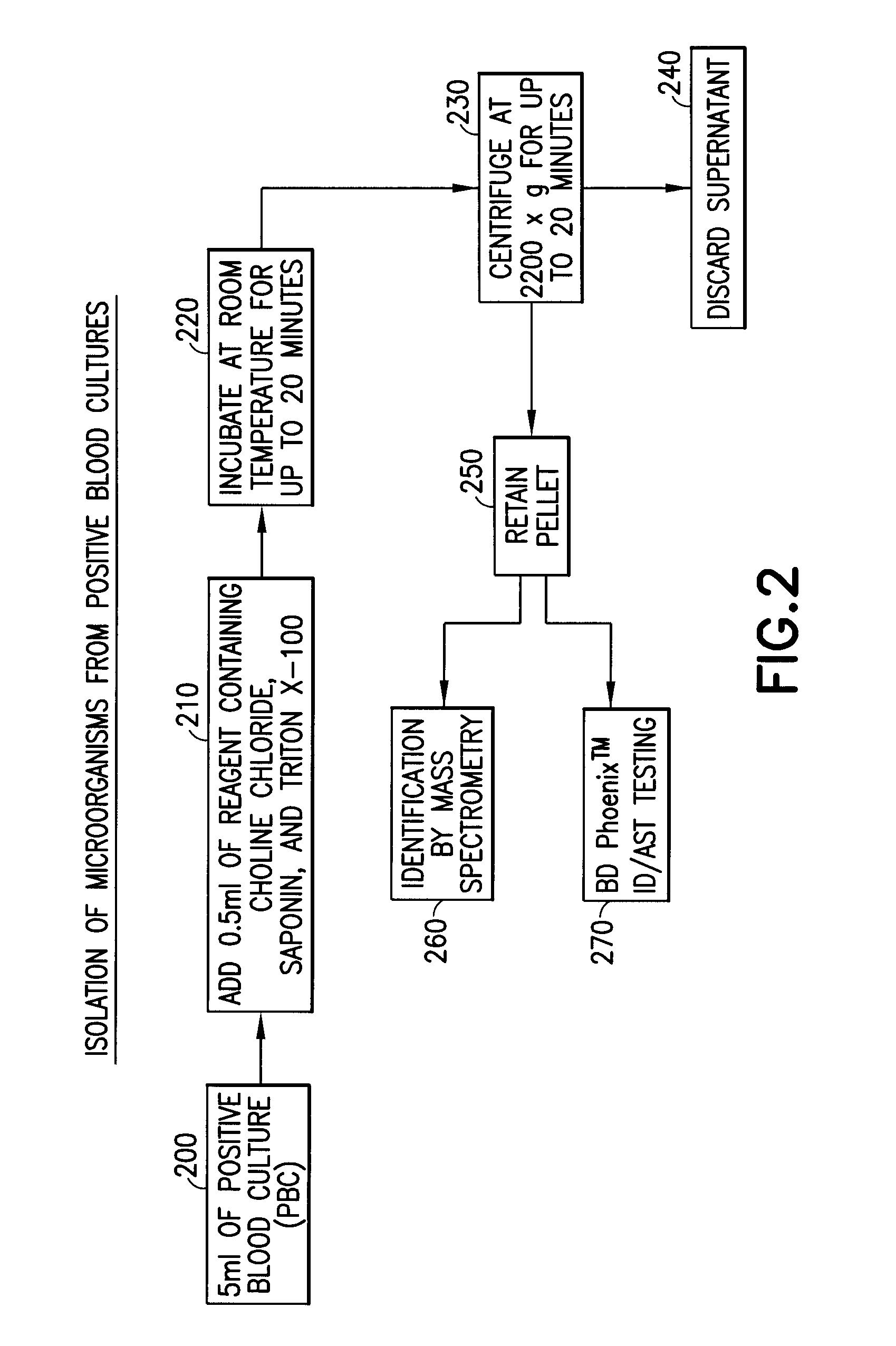 Method for direct and rapid identification of microorganisms and antimicrobial susceptibility testing from positive blood cultures