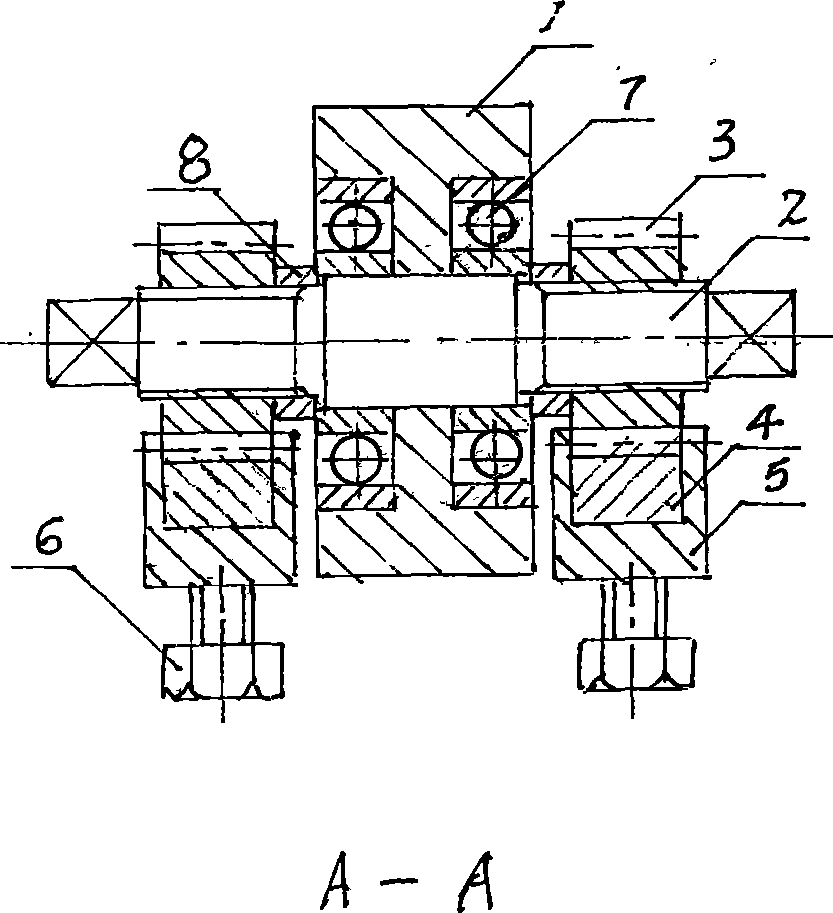 Supporting roller shift apparatus of closed box body oil pump