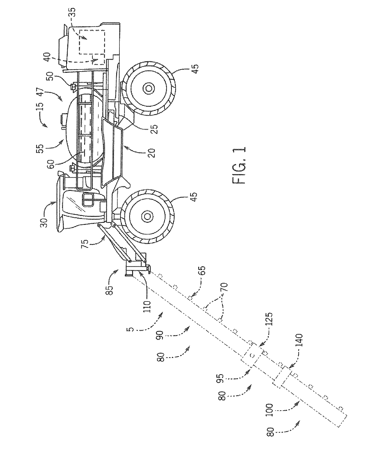 Sprayer boom with perforated outer walls