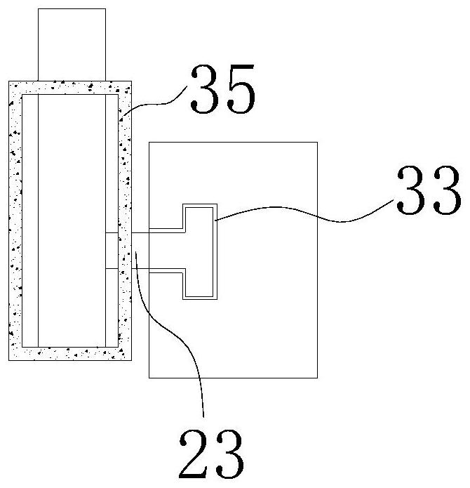 A double-station pants cutting device for garment field