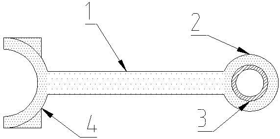 Assembling method of connecting rod and bearing shell of compressor