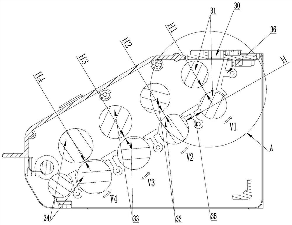 Machine used for making cooked wheaten food and capable of realizing quick processing