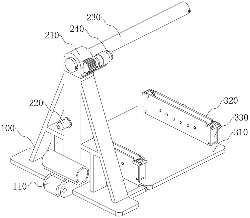 Pay-off labor-saving device for cable drum stand in electric power engineering installation