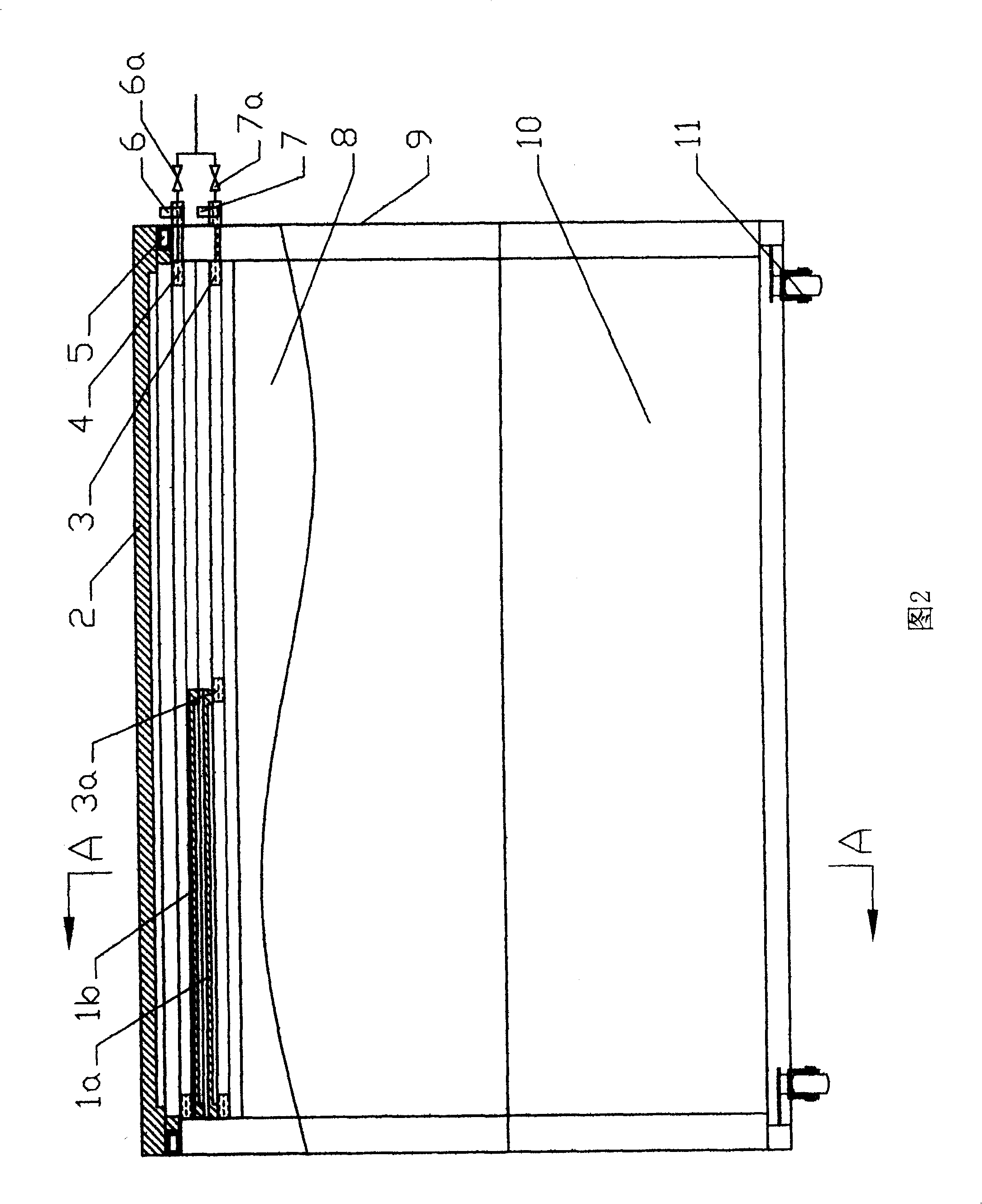 Dual-blind flange sterilizer with microwave drying function