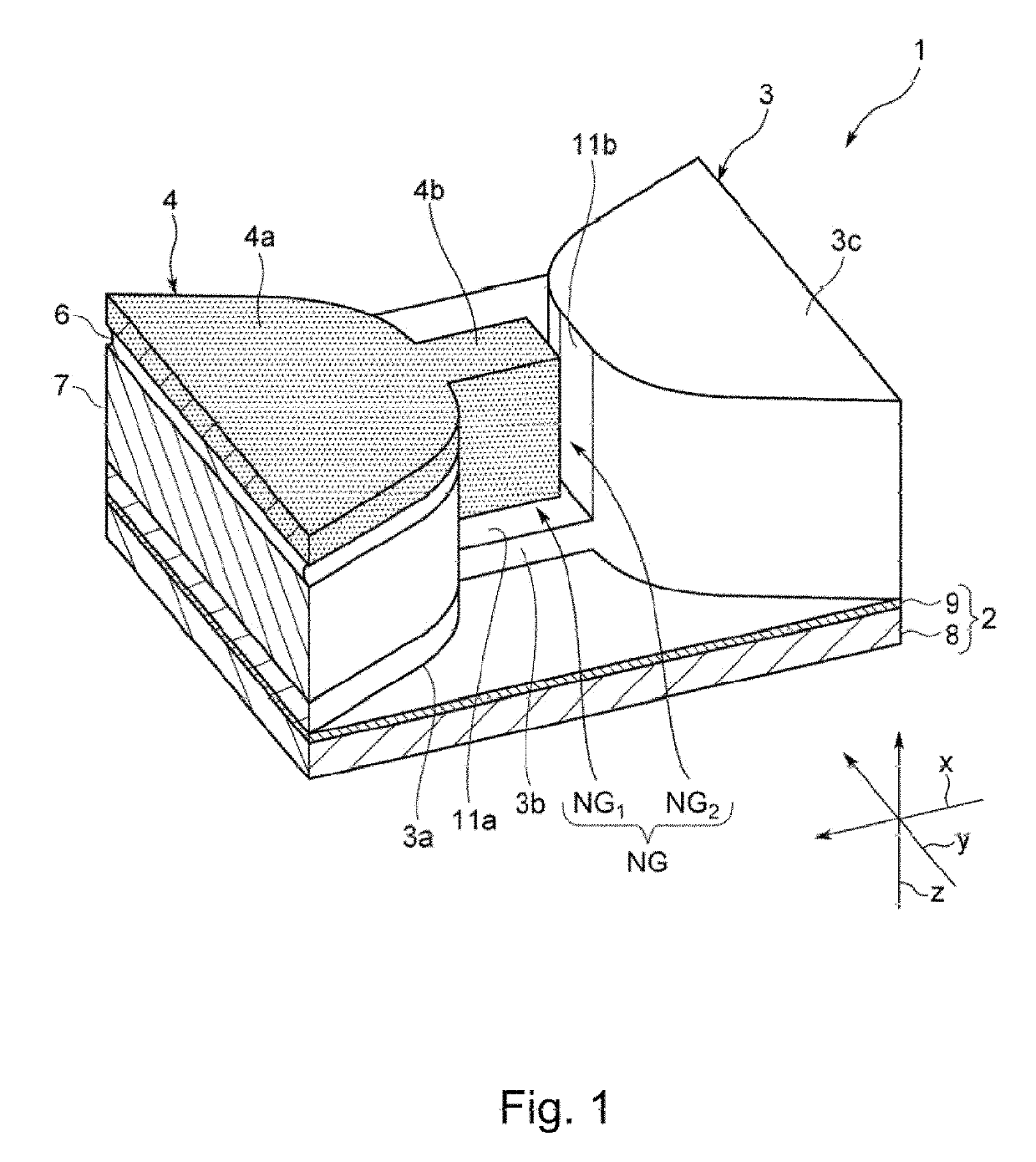 Nano-gap electrode pair and method of manufacturing same