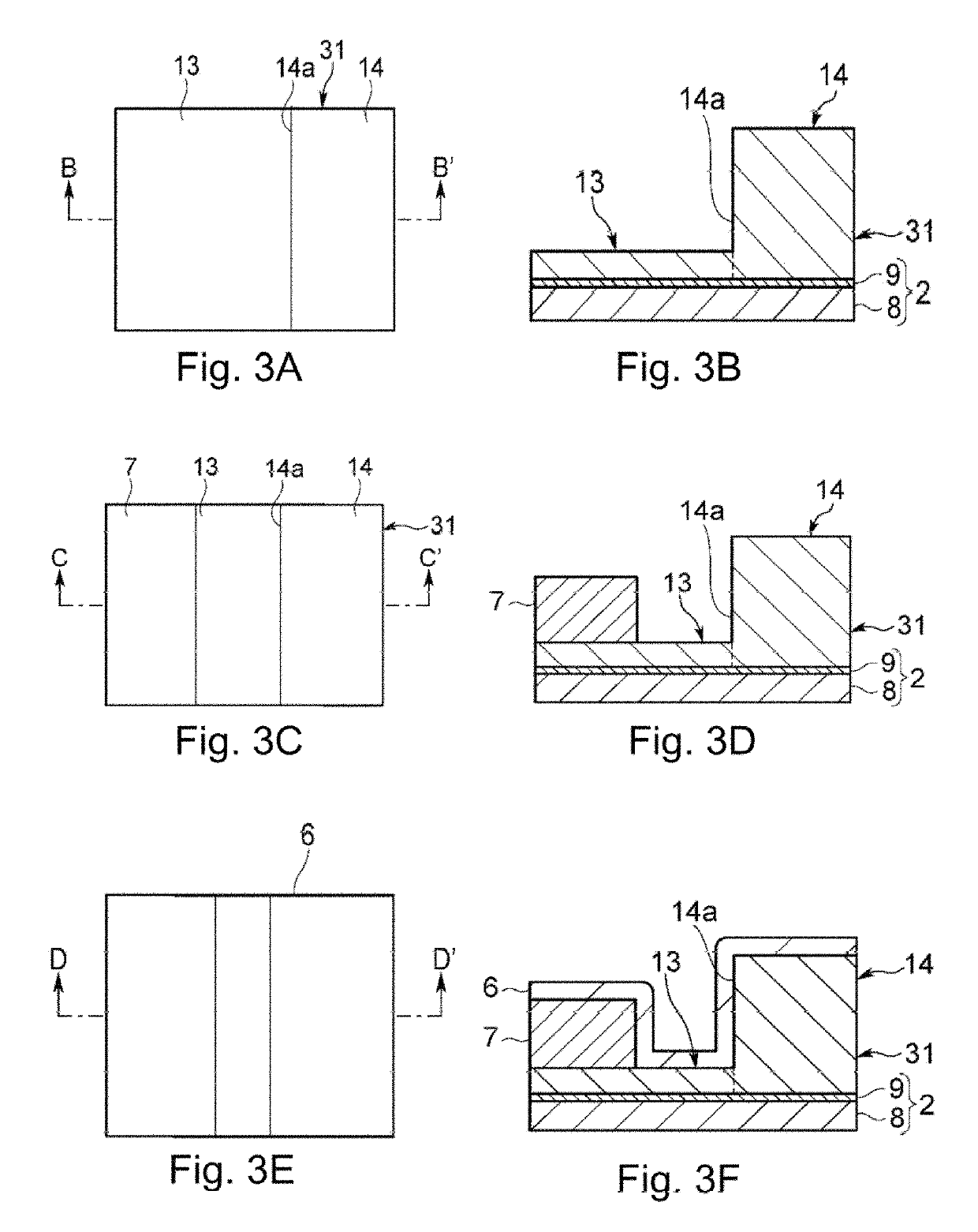 Nano-gap electrode pair and method of manufacturing same