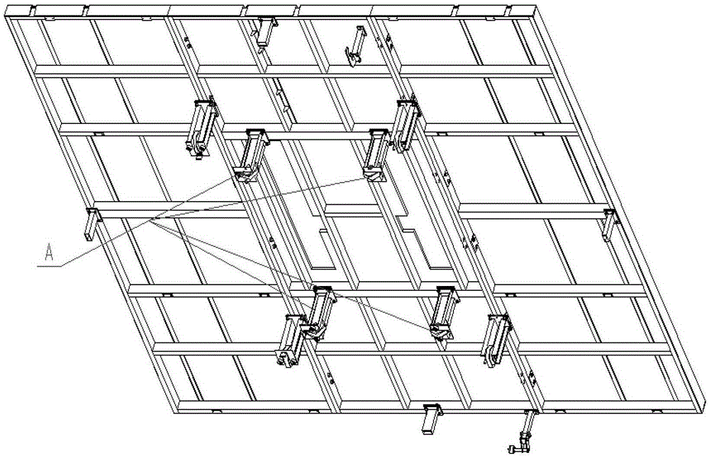 Skateboard conveying line steering device and its skateboard conveying line