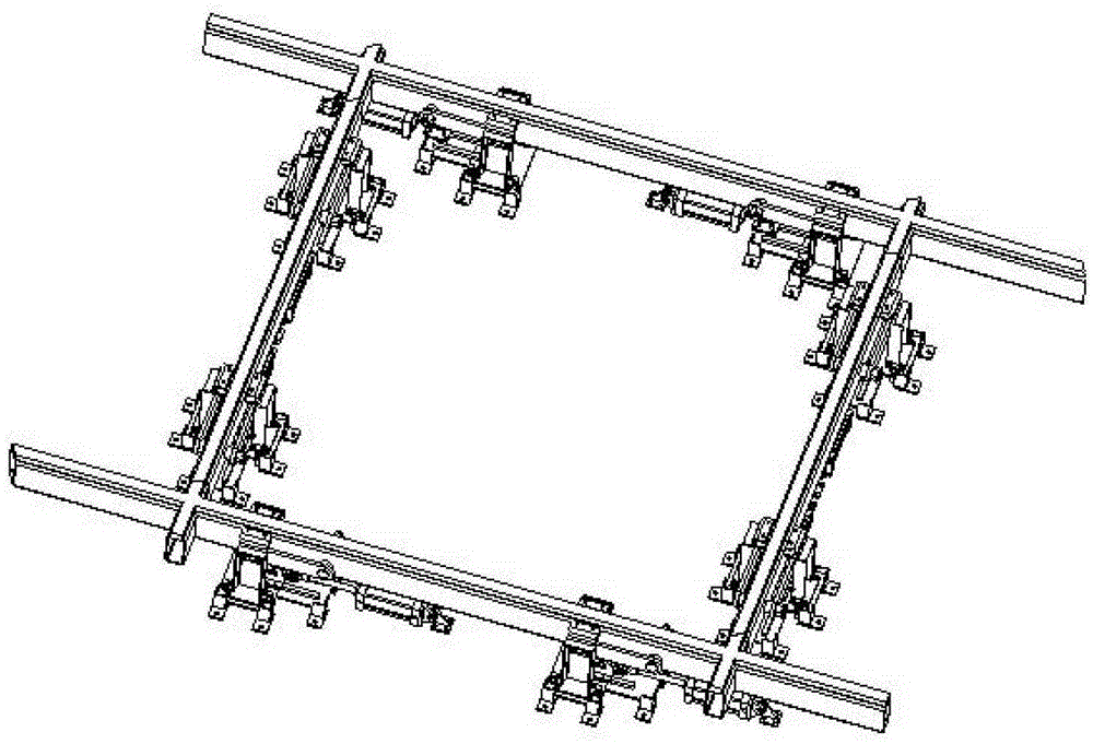 Skateboard conveying line steering device and its skateboard conveying line