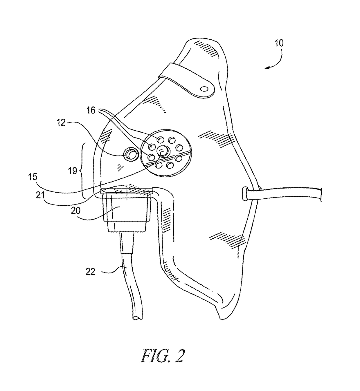 Facial access oxygen face mask and component system