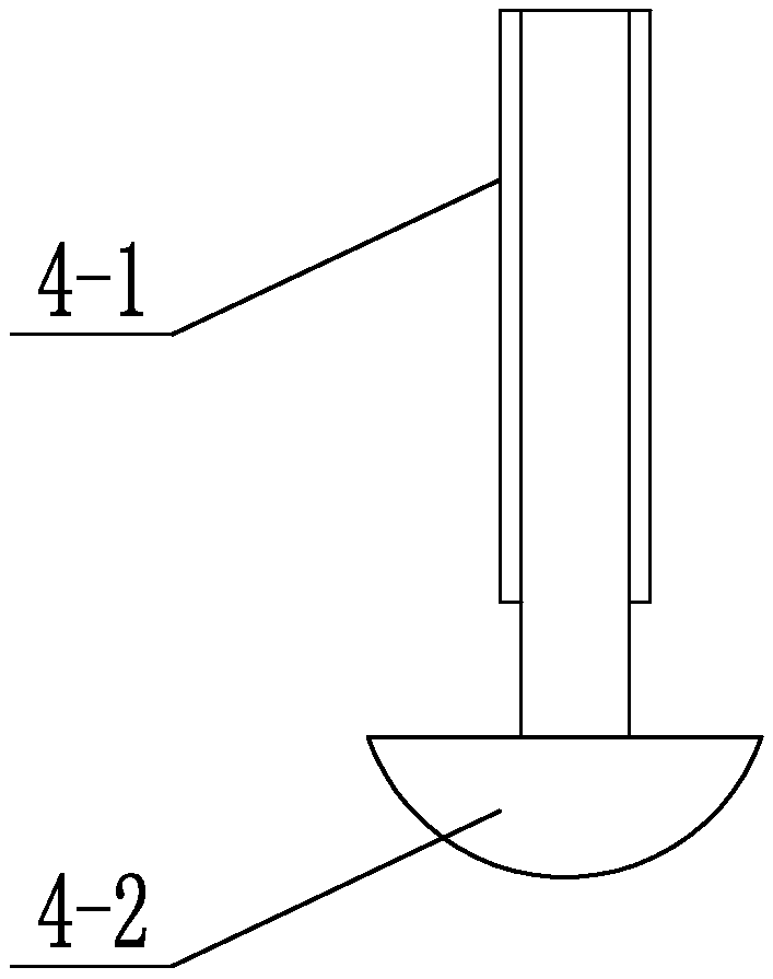 Device and method for pressing rod type measurement on demoulding performance of concrete