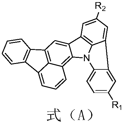 Organic electroluminescence material with heterocyclic ring structure as well as preparation method and application thereof