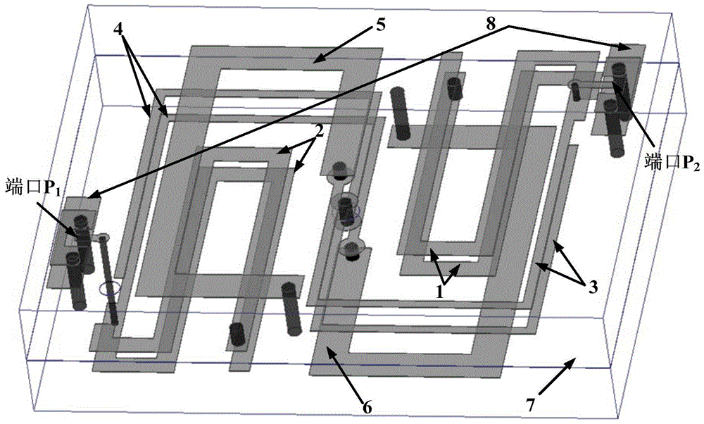 High selectivity broadband multi-order bandpass filter based on ltcc technology