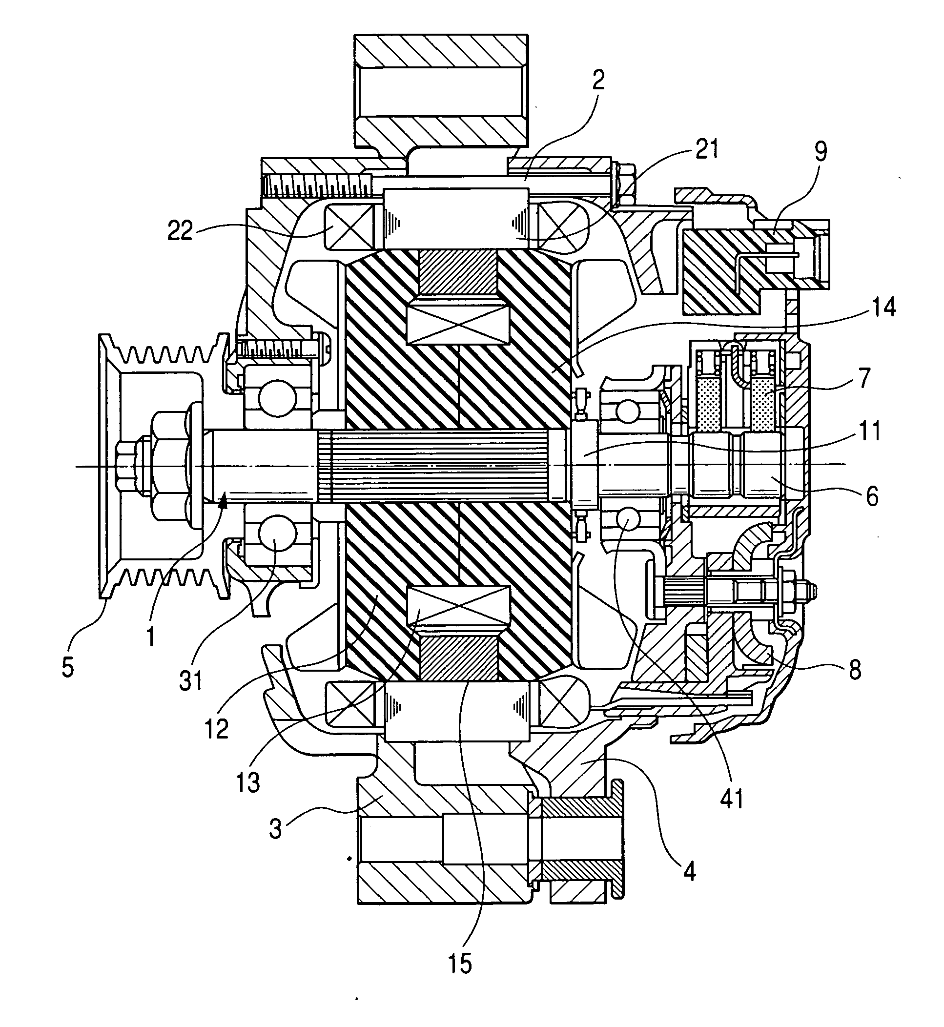 Rotor of rotary electric machine