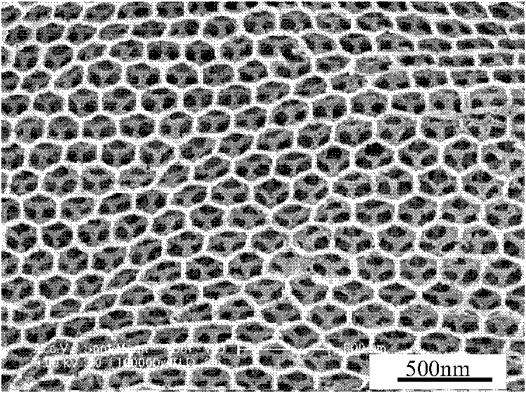 Preparation method for photonic crystal structure film electrode of dye solar cell