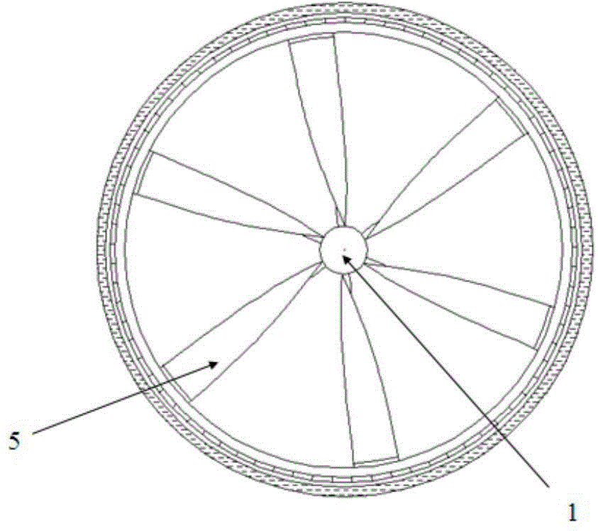 Flange power-generating water-spraying thruster